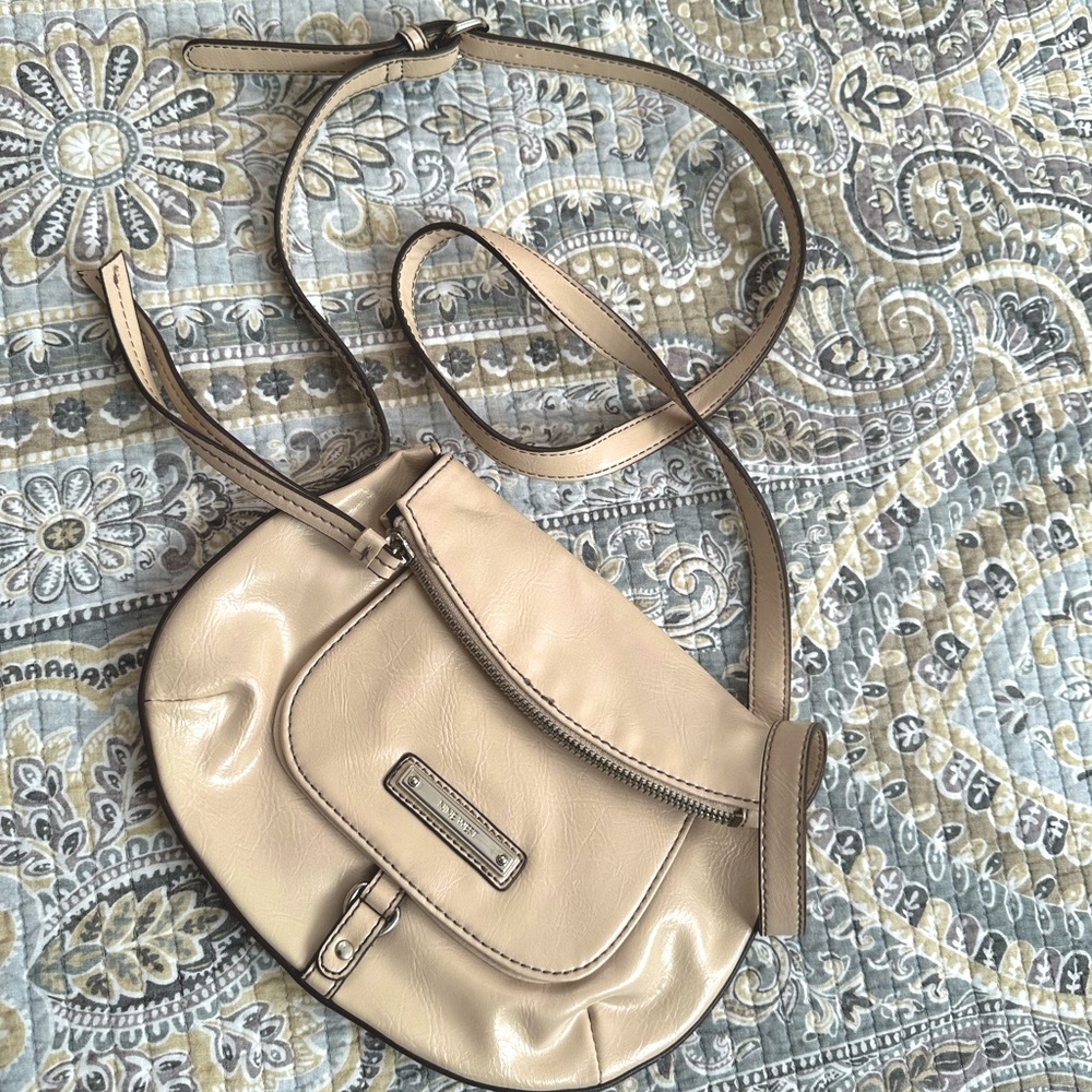 Beige Nine West Cute, Small Crossbody Bag purse pocketbook